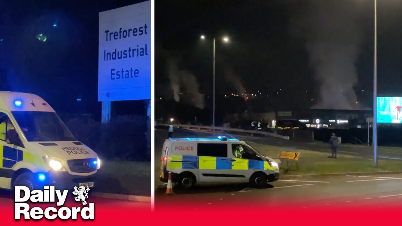 South Wales explosion leaves one person unaccounted for as major incident is declared