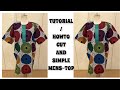 #simplemenstoptutorial - How to cut and sew Native Shirt for Men  - step by step