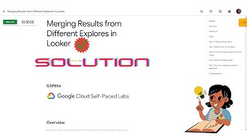 Merging Results from Different Explores in Looker || #GSP856 ||#skillbadge