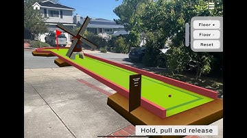 Minigolf with Visual Positioning System
