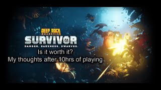 My review on Deep Rock Galactic: Survivor after 10hrs