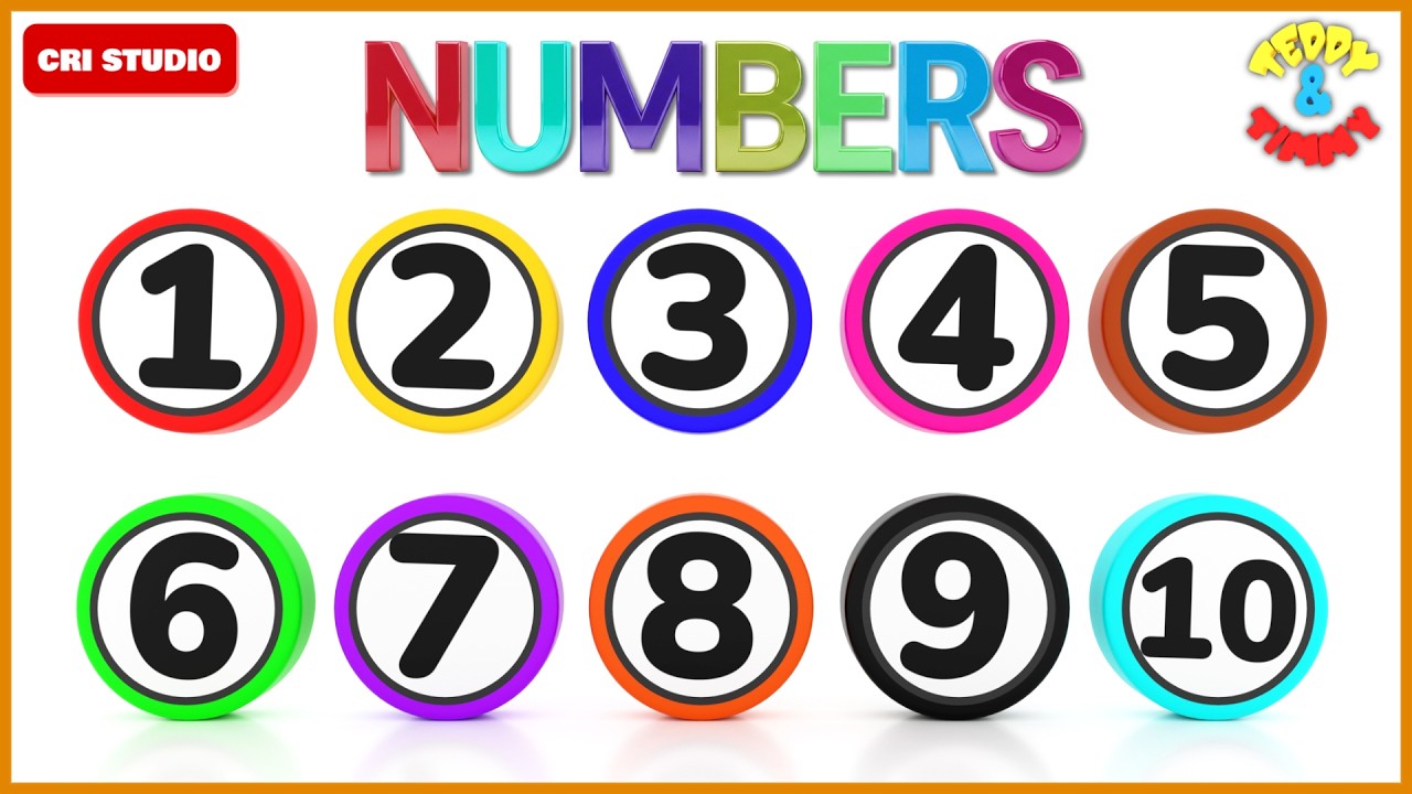 1234 Elearning | Kindergarten Numbers | Learn 12345 Number Names