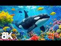 Underwater Calm 8K Ultra HD — Mesmerizing Sea Creatures &amp; Soft Nature Sounds for Relaxation