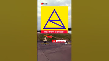 How many triangles did you see? #shortsfeed #viral #foryou #challenge #guess #quiz #shorts #ytshorts