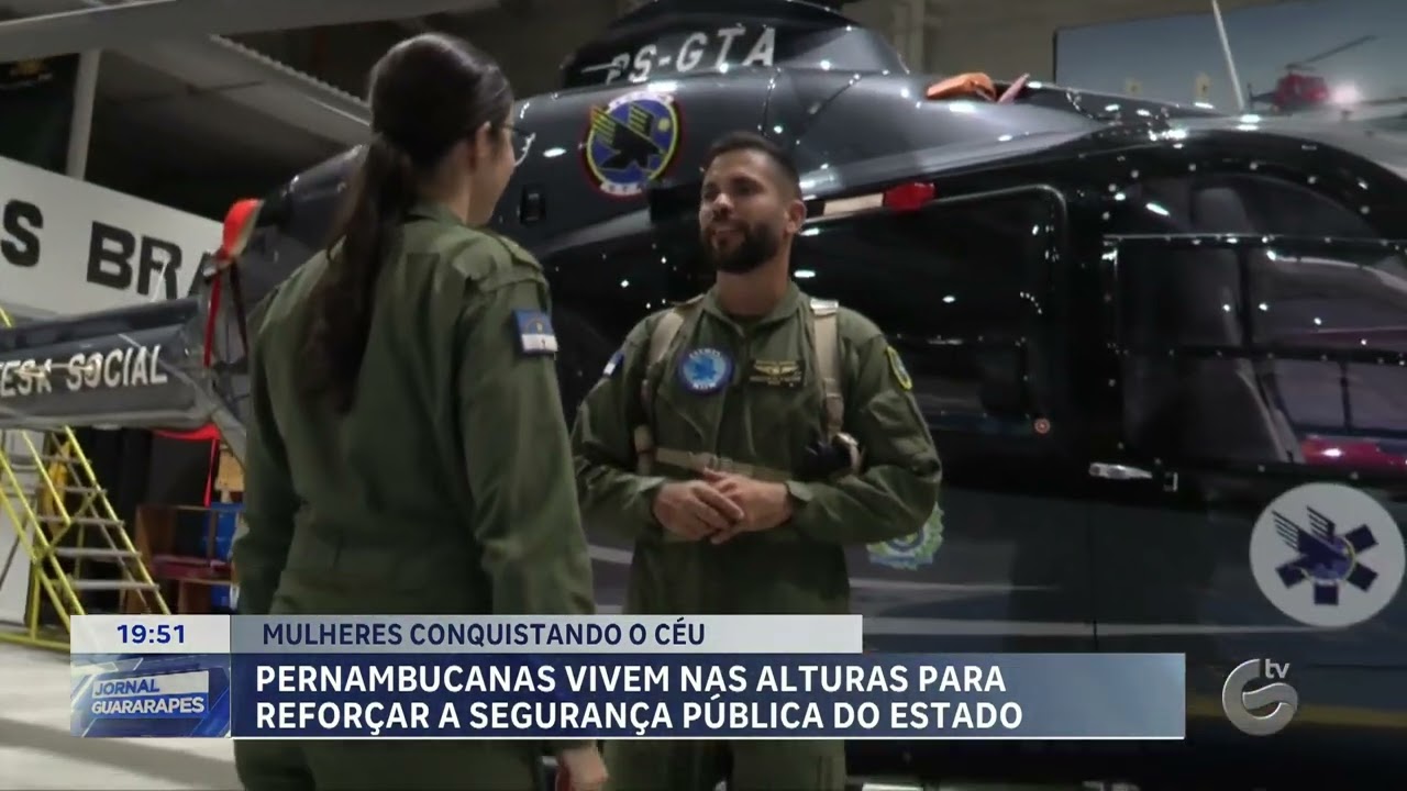 Mulheres que fazem história nos céus e na segurança pública de Pernambuco