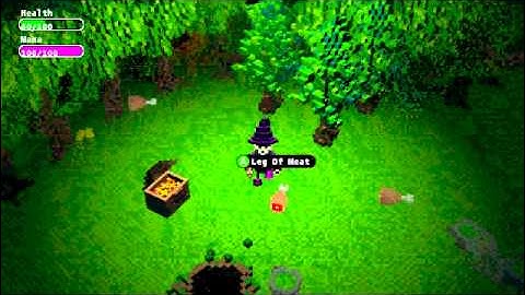 Voxel game progress - Weapons/Mele combat/Inventory