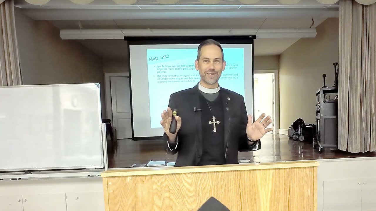 Divorce And Remarriage: Ecclesial Discernment & Pastoral Care pt. 1 Rev. Dr. Benjamin Mayes