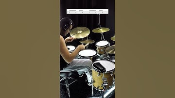 Beginner Drummers: Quarter Note Triplet Bass Drum Exercise  #Shorts