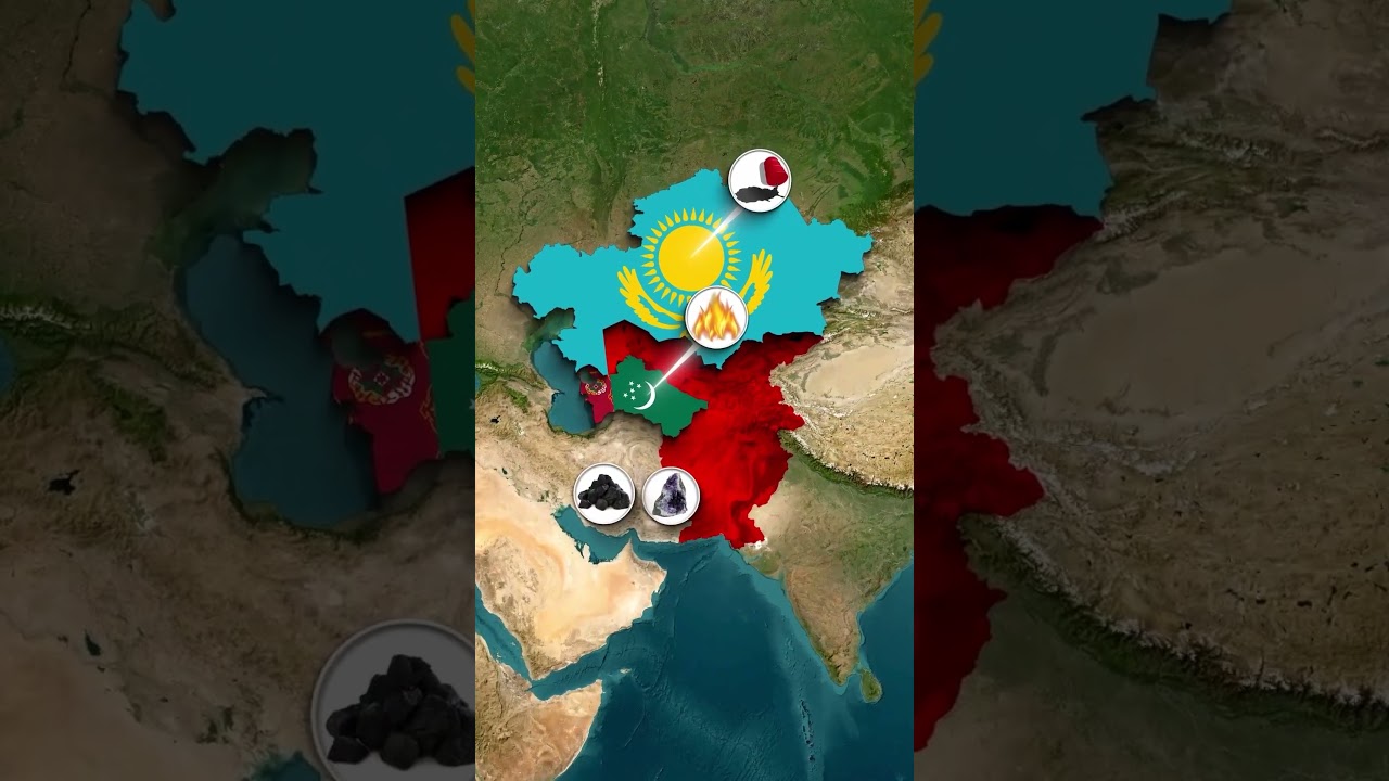 E se todos os países terminados em "-stão" se fundissem? #ÁsiaCentral #Cazaquistão #Paquistão