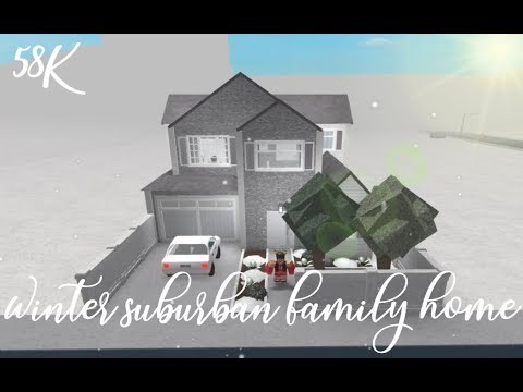 Roblox Bloxburg Winter Suburban Family Home Youtube - roblox bloxburg cozy suburban family home youtube