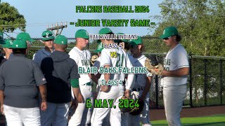 Blair Oaks Falcons Baseball 2024 (Junior Varsity) vs Hallsville Indians