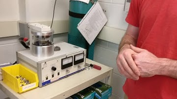 Sputter Coating 2 of 3 with Emitech Mini Sputter Coater Quorum SC7620