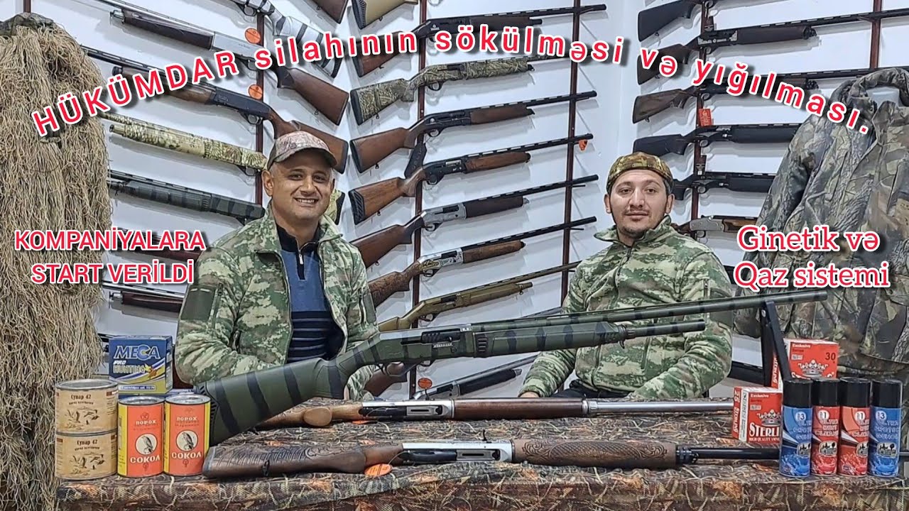 HÜKÜMDAR silahı haqda ətraflı məlumat. Ginetiklə Qaz sisteminin fərqi. Silahın sökülüb və yığılması.