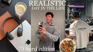 6AM PRODUCTIVE & REALISTIC day in my life *75 hard edition*