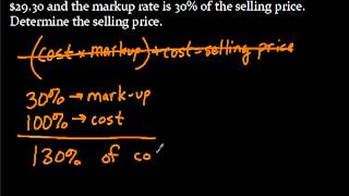 Mark Up and Mark Down