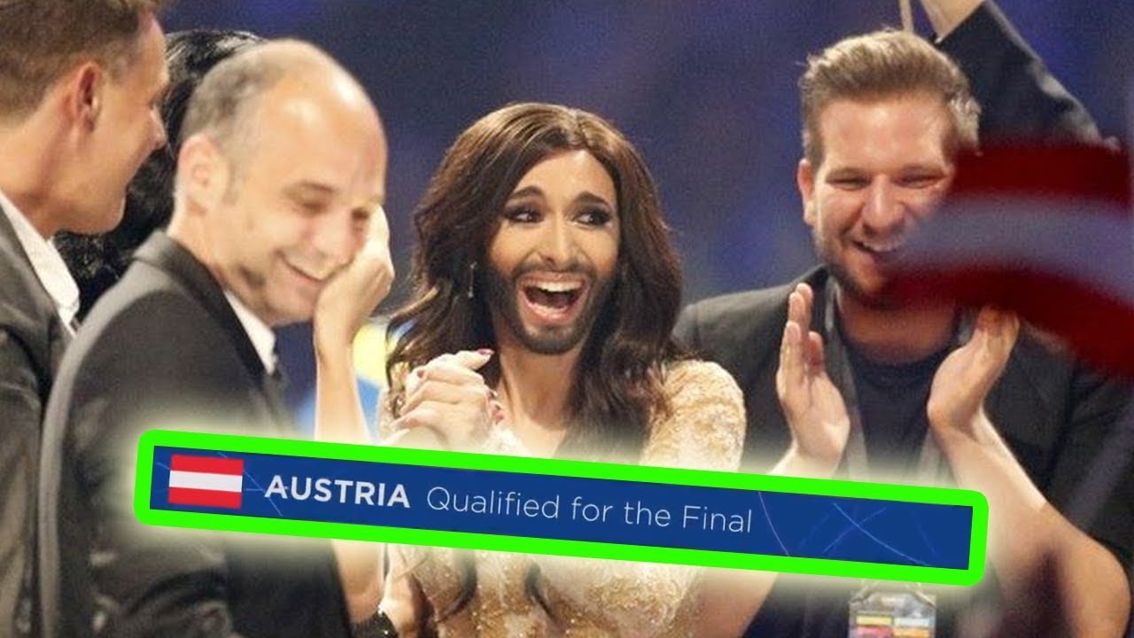 every time AUSTRIA qualified for the eurovision final YouTube