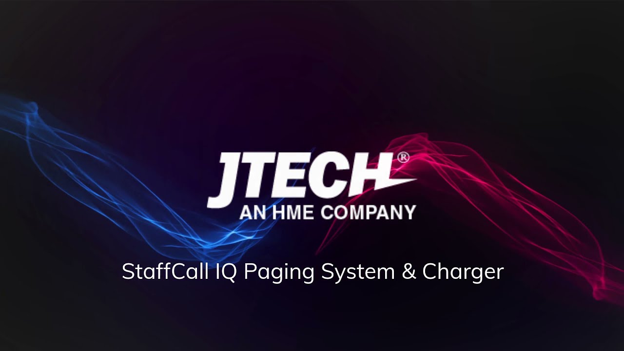 JTECH StaffCall IQ Paging System & Charger YouTube