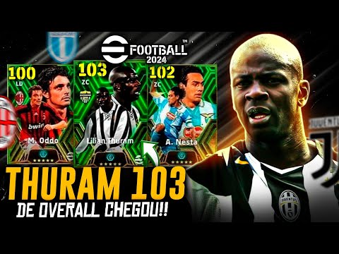 😱🔥 O MELHOR LATERAL DIREITO DO JOGO | THURAM 103 DE OVERALL CHEGOU | EFOOTBALL 2024