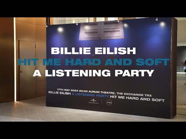 Billie Eilish - HIT ME HARD AND SOFT (Malaysia’s Official Listening Party) class=