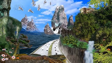 Digital matte painting & VFX & after effect project