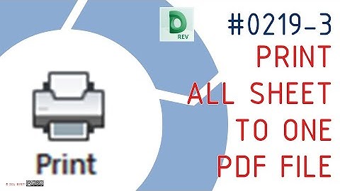 0219-3 #DesignReviewTraining #DesignReview #PrintPDF all Sheet to One PDF File #BIMTraining