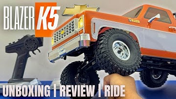 FMS fcx10 Chevy K5 Blazer 🐃🇱🇰 | Unboxing | Review | Ride #RC #Rccrawler #unboxing 