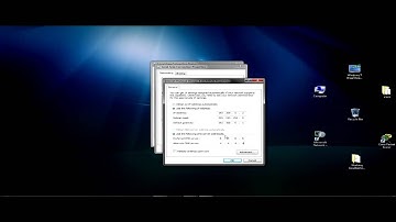 How to manually configure IP addresses in Windows 7