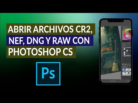 Cómo Abrir Archivos CR2, NEF, DNG y RAW con Photoshop CS