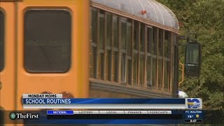 Getting children back into the school routine