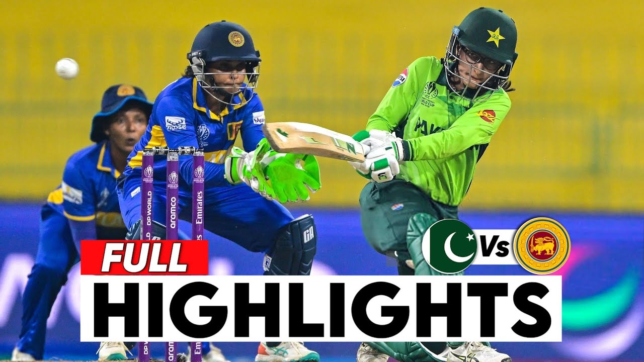 PAKW vs SLW 25th Match Women ODI World Cup 2025 Highlights | pakw vs slw odi world cup Highlights