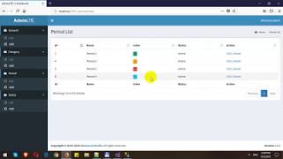 Build Online Help Desk with ASP.NET Core MVC - Part 13 - Period Colors Management