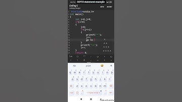 C program to print the pattern with goto statement | #goto #cprogram #Shorts