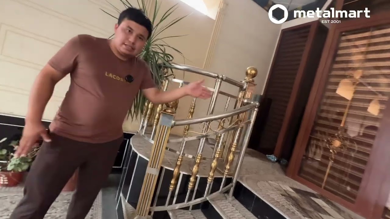 Водий нержавейка #2025 #нержавейка #перила #андижон #водий #наманган #барьер