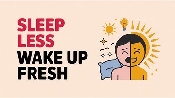 How to Sleep LESS hours and wake up FRESH (psychology explains)