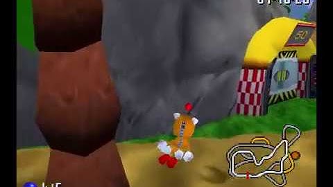 Sonic Gems Collection- Sonic R- Balloons in Resort Island!