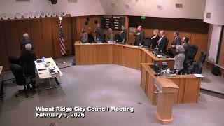 Wheat Ridge City Council and Special Study Session 2-9-26