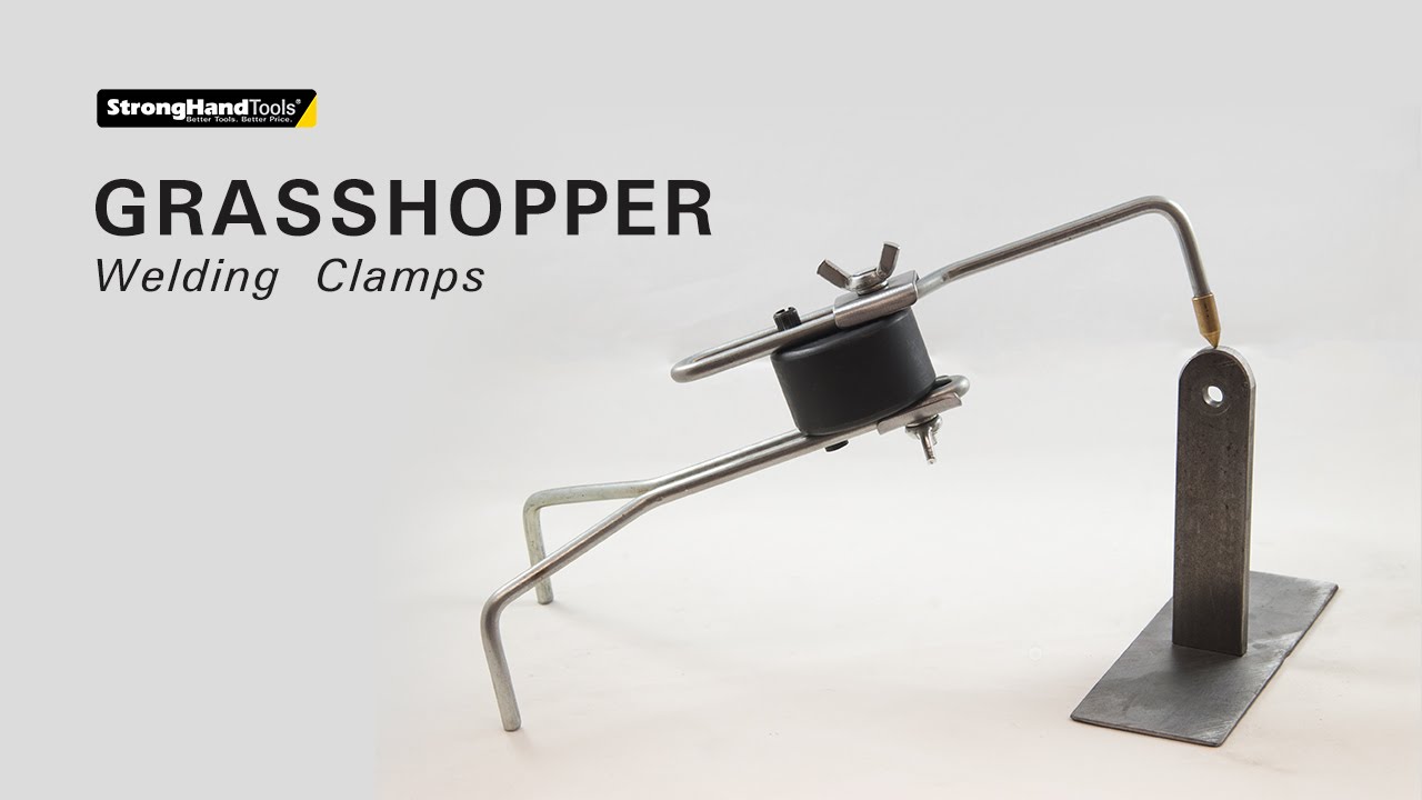 Hold and steady objects for welding with The Grasshopper Clamp!
