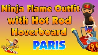 Ninja Flame Outfit😎 with Hot Rod Hoverboard🛹 #SubwaySurfers #PARIS MOD apk #Shorts screenshot 3