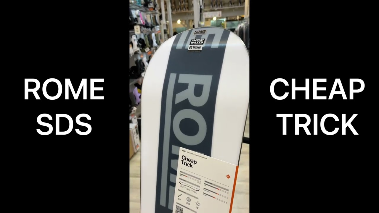 メンズ スノーボード 板 型落ち 旧モデル ROME CHEAP TRICK ローム