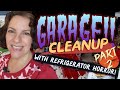 Garage Cleanup || Part Two || with bonus fridge declutter!!!