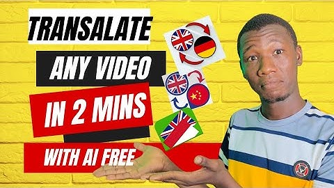 Step By Step Guide On How You Can Translate Video In To Any Language You Want  Using AI ~Free