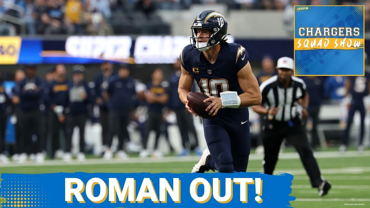 CHARGERS SQUAD: Fans DEMAND Greg Roman FIRED, New OC Must ELEVATE JUSTIN Herbert’s Playoff Potential