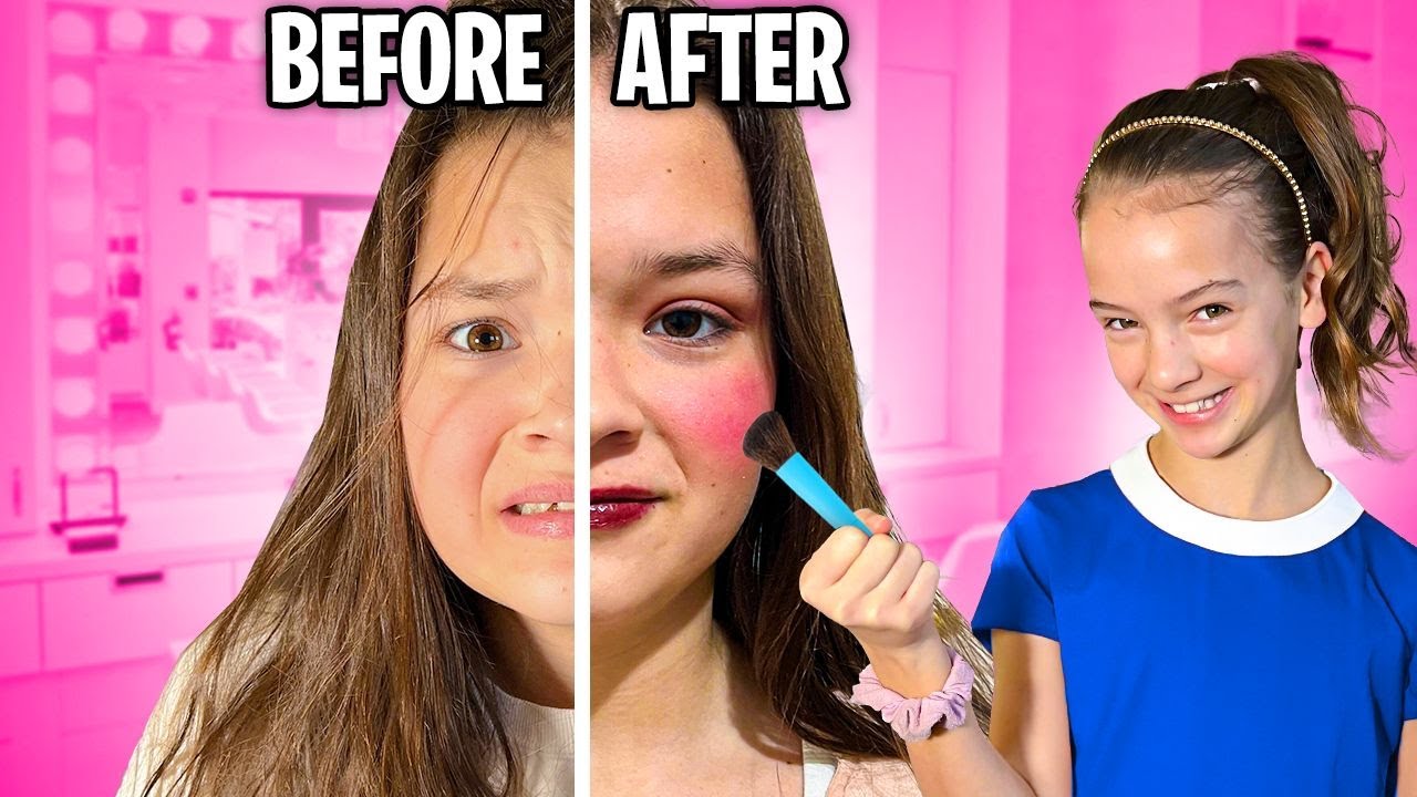 Letting my YOUNGER SISTER give me a MAKEOVER?!