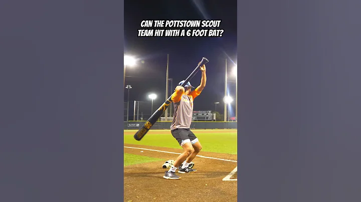 We Challenged Our Players TO HIT With The World’s BIGGEST BAT! #shorts