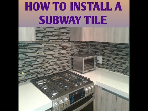 HOW TO INSTALL TILE BACKSPLASH - STEP BY STEP thumbnail