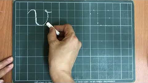 Viết chữ V lớp 1