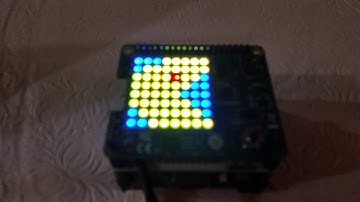 Raspberry Pi Sense Hat - RTEMS LED matrix driver demo