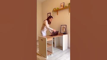how to make easy portable study table #studio7 #diy #wardrop
