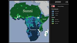 History of Religion in Africa Every Year 600 BCE - 2022 CE // PaleoSapien