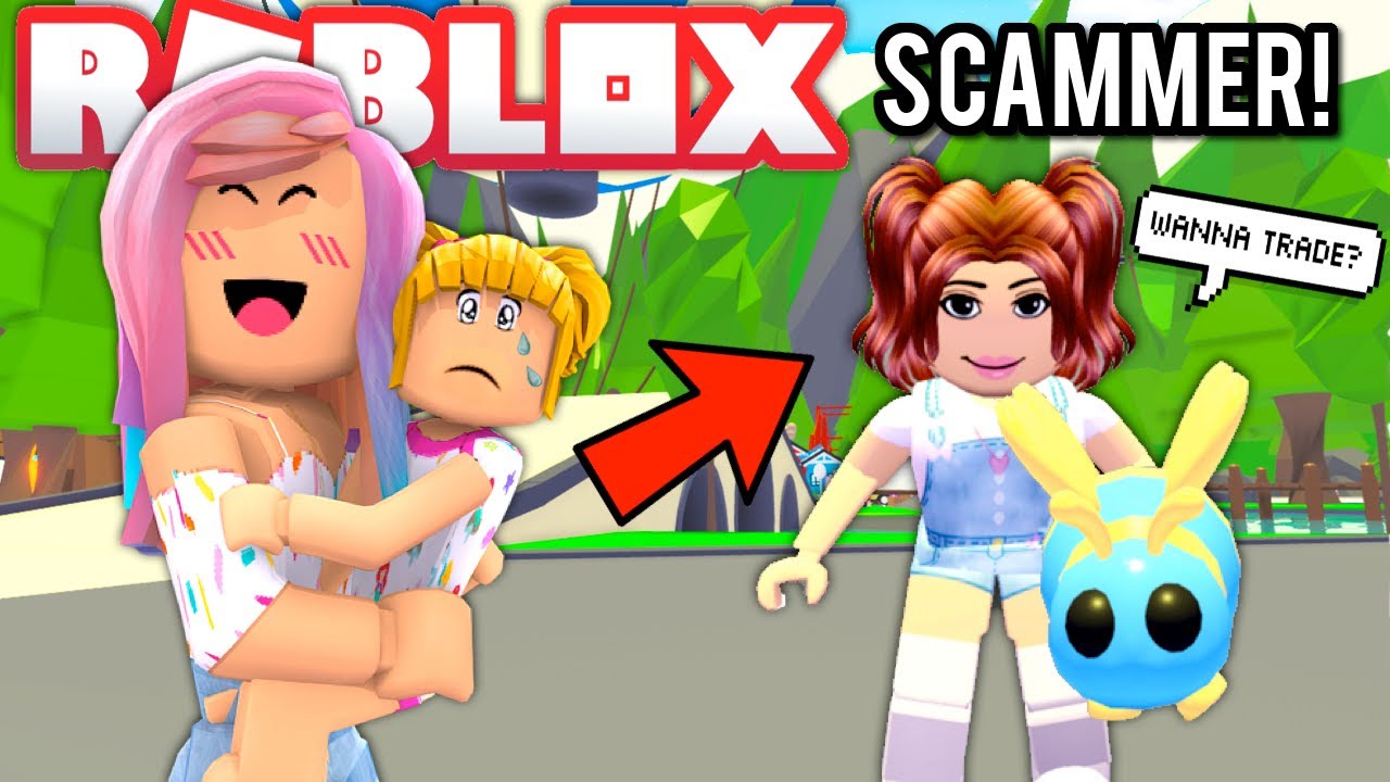 Roblox Goldie Gets Scammed In Adopt Me Lost Her Legendary Pet Titi